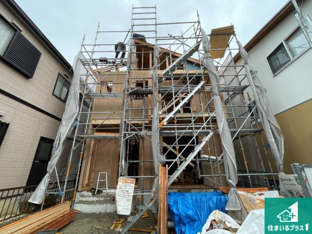 近江八幡市堀上町　第1期　新築一戸建ての外観|現在建築中！落ち着いた街並みで新生活を始めることが出来そう！周辺の物件も併せてご紹介させて頂きます！