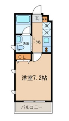ジュネスヒガシの間取り