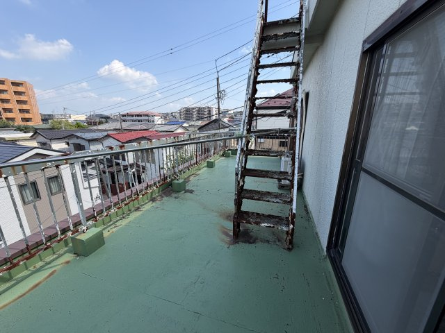 我孫子市つくし野7丁目　中古戸建てのバルコニー