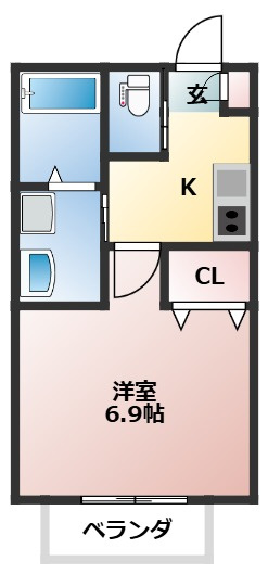 プラネアドール天台の間取り