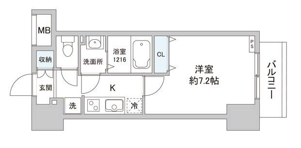 スカイグランデ日暮里の間取り|間取りです。