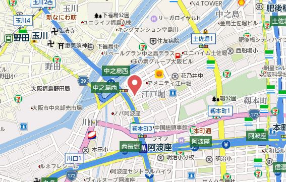【地図】 | ラクラス江戸堀