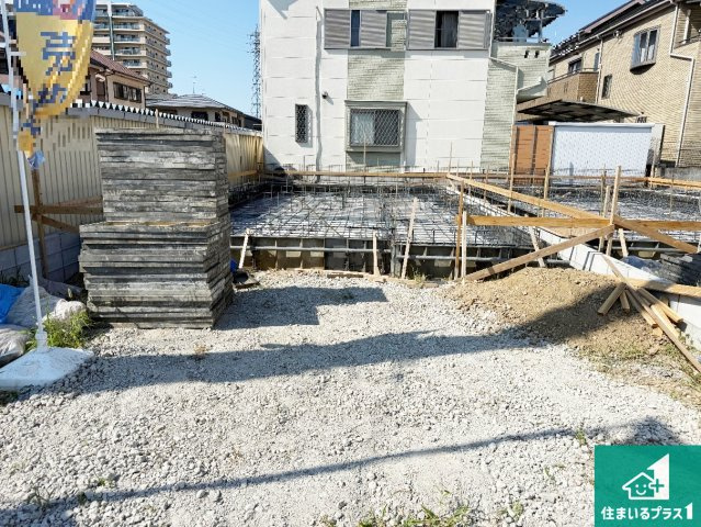 柏原市玉手町　第3期　新築一戸建ての外観|現在建築中！落ち着いた街並みで新生活を始めることが出来そう！周辺の物件も併せてご紹介させて頂きます！