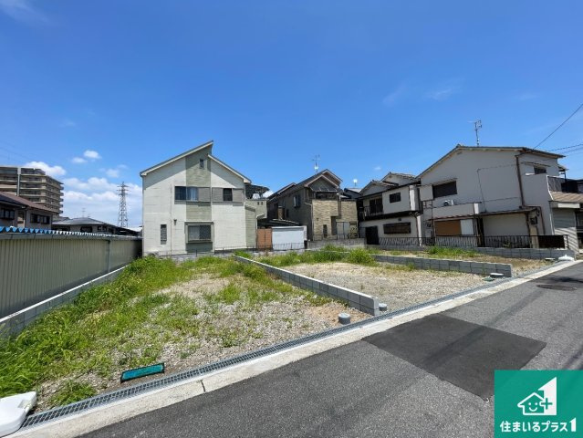 柏原市玉手町　第3期　新築一戸建ての前面道路含む現地写真|周辺は落ち着いた街並みの住宅地！子育てがしやすい住環境です！まだ未完成ですが、現地でしかわからない事もございます。是非一度ご覧ください。