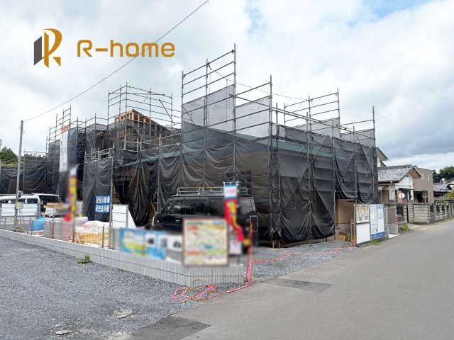 小美玉理羽刈第5　新築戸建て　1号棟の外観|ご予約を頂ければ、『平日』はもちろん『早朝』や『夜間』もご見学可能です♪お気軽にお申し付けください♪