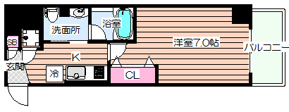【間取り】 | プリエ―ルTAT江戸堀