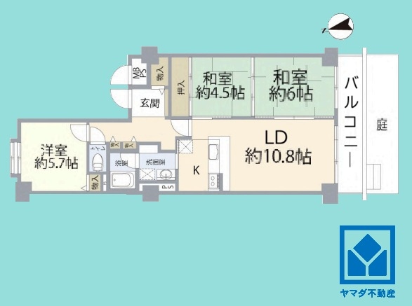 レジオン西宮の間取り