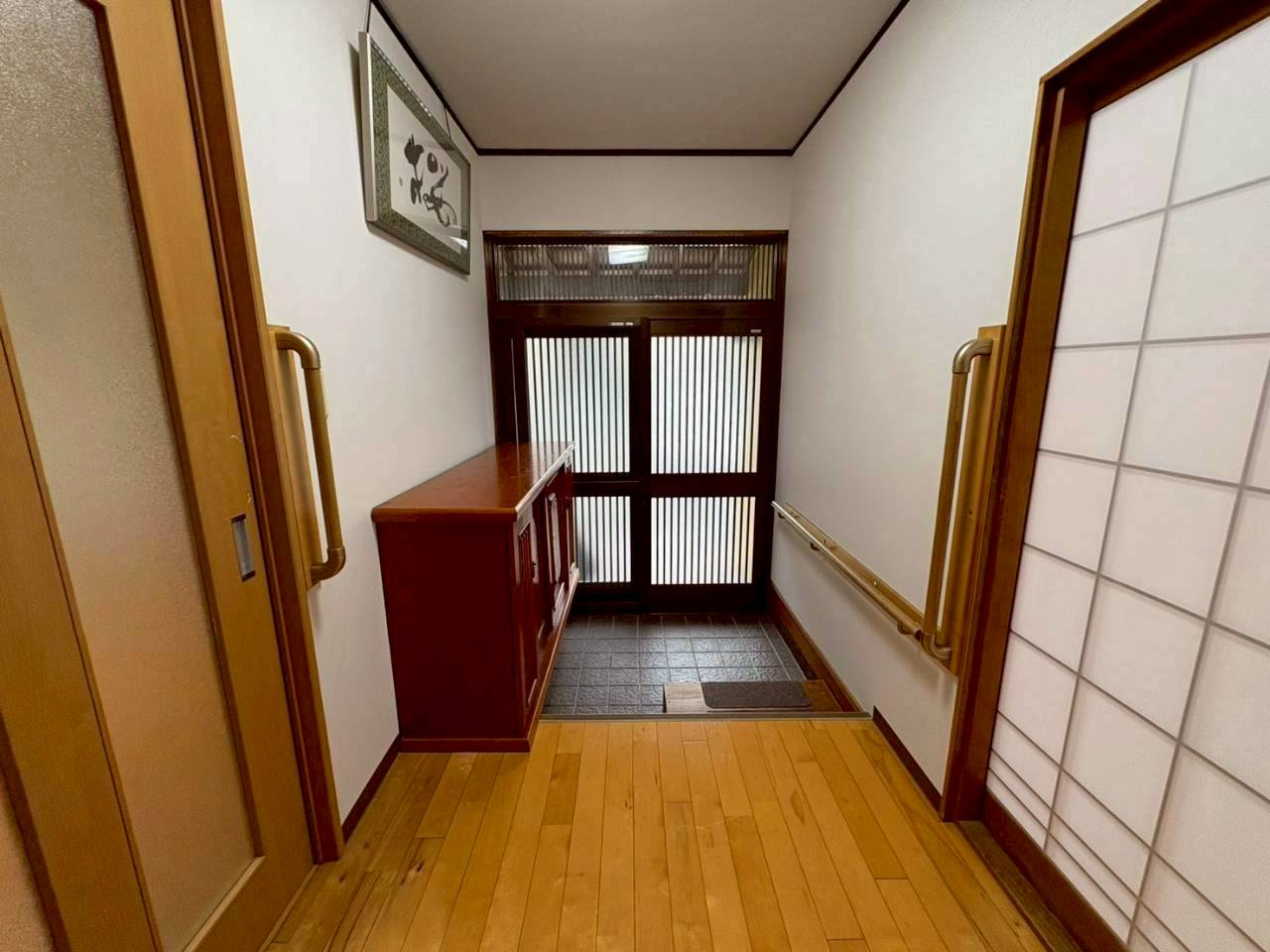 中古戸建の玄関