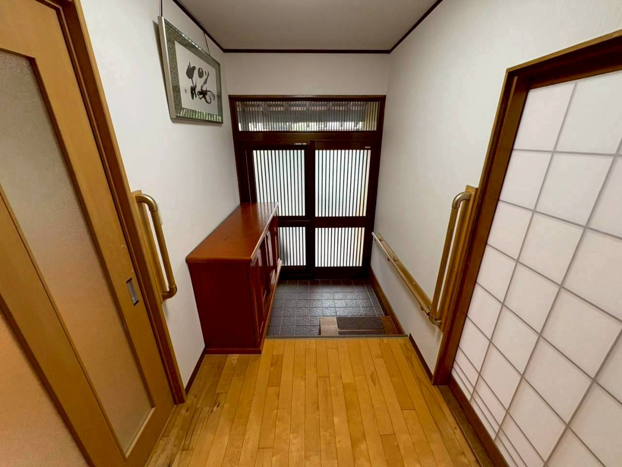 中古戸建の玄関