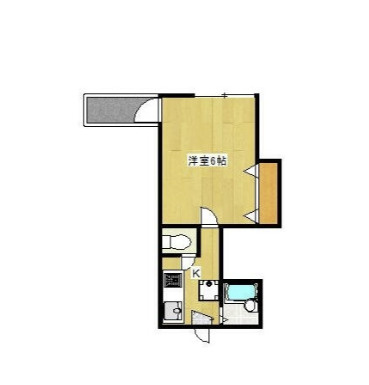 マンション黒米の間取り