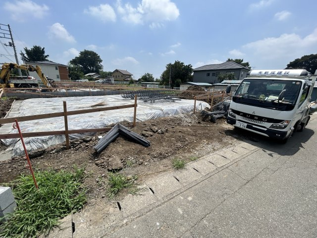 新築　前橋市富士見町時沢第11　クレイドルガーデン　3号棟の駐車場|現地写真　駐車スペースは並列3台分可能です！

