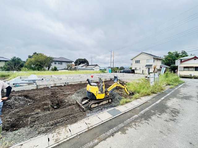 新築　前橋市富士見町時沢第11　クレイドルガーデン　3号棟の駐車場|現地写真　駐車スペースは並列3台分可能です！

