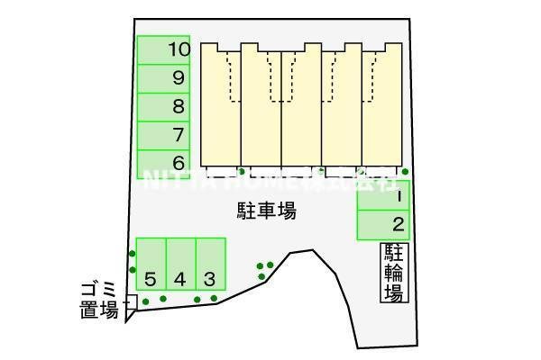 ラフレシールの区画図