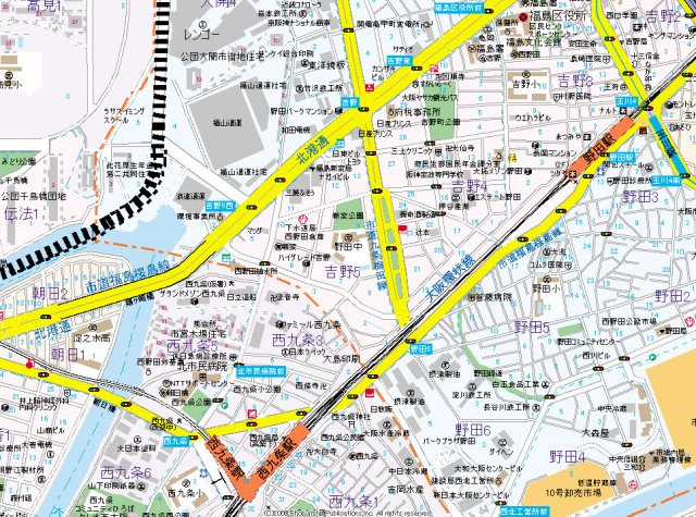 【地図】 | ララプレイス大阪福島アビリテ