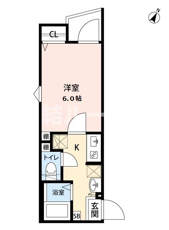 練馬区北町８丁目の賃貸マンションの間取り