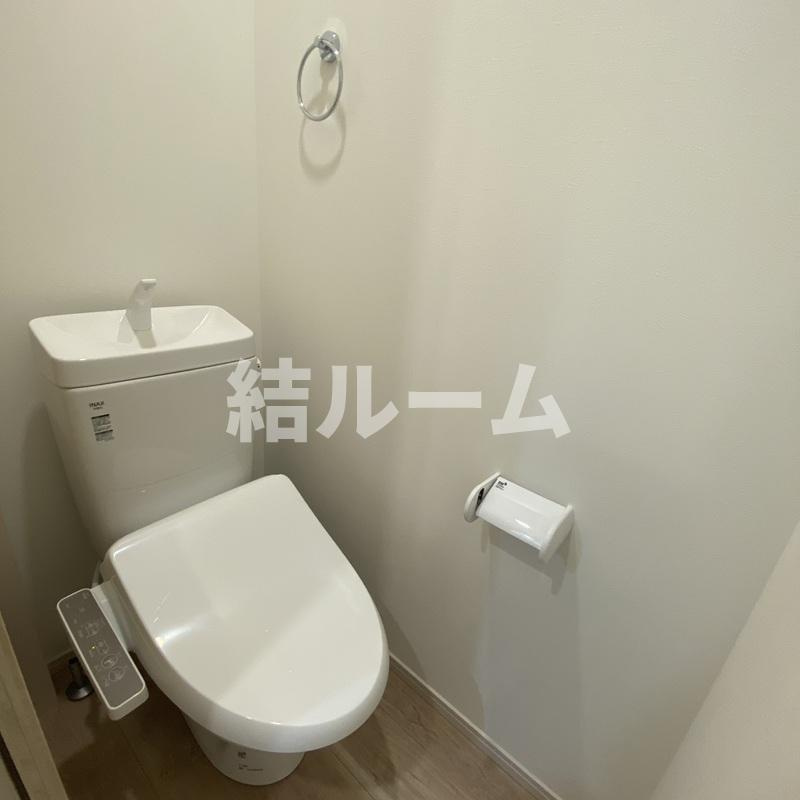 板橋区新河岸３丁目のアパートのトイレ