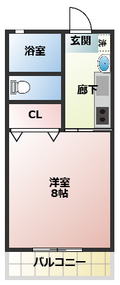 マンション若山の間取り