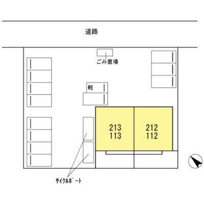 【区画図】 | セジュール・コリーヌ D棟