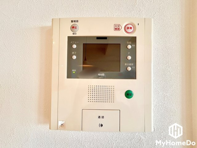 ライオンズマンション矢田川橋緑地ウエストの設備|ドアを開ける前に来訪者を確認できるため、安心して対応できます。