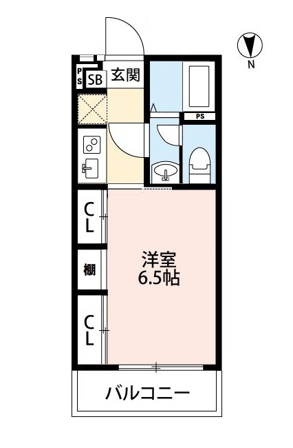 練馬区羽沢２丁目の賃貸マンションの間取り