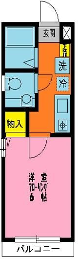 アークアベニュー瀬田の間取り