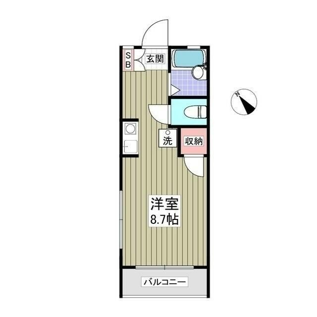 横浜市青葉区田奈町のアパート