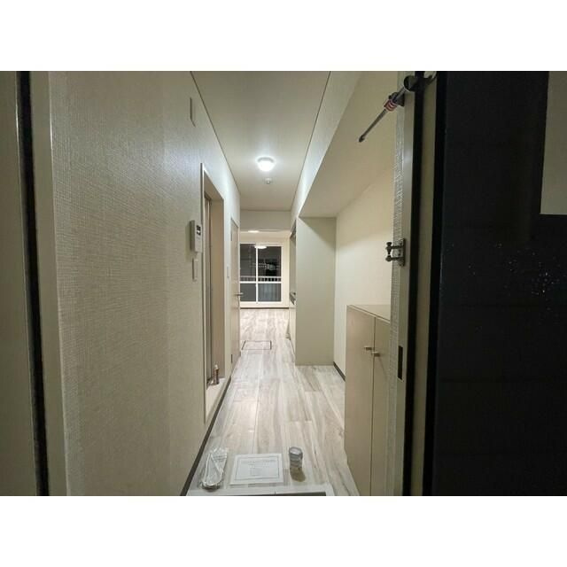 横浜市青葉区田奈町のアパートの玄関