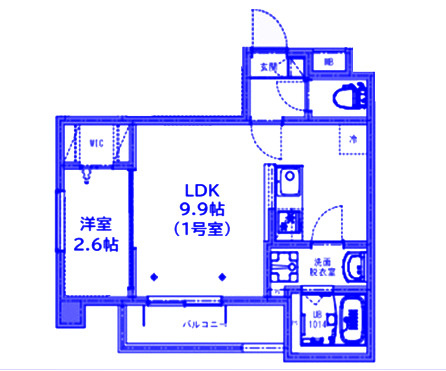 KLEIS北上尾Ⅲの間取り