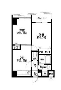 ＨＦ東日本橋レジデンスの間取り|間取りです。