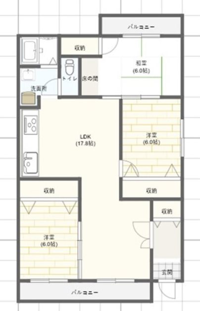 メゾンド・うぐいす台の間取り