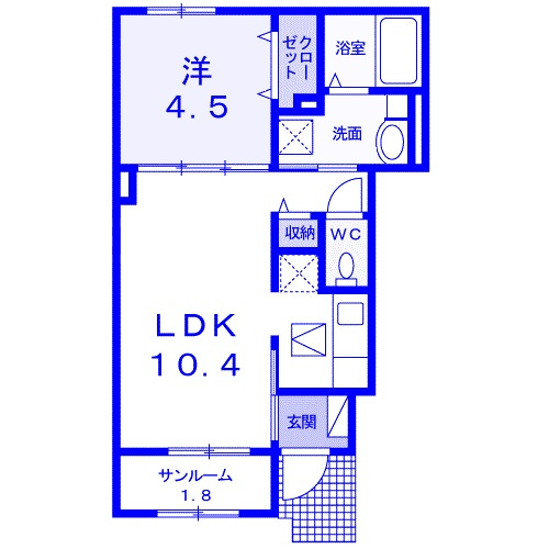 コロレ・プリムヴェール壱番館の間取り