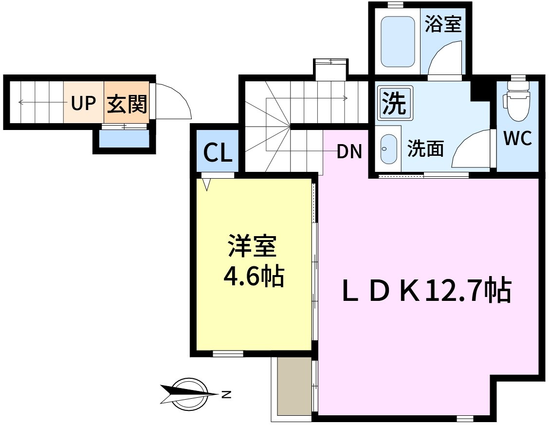 Russet Squareの間取り