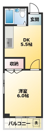 白山第四ビルの間取り