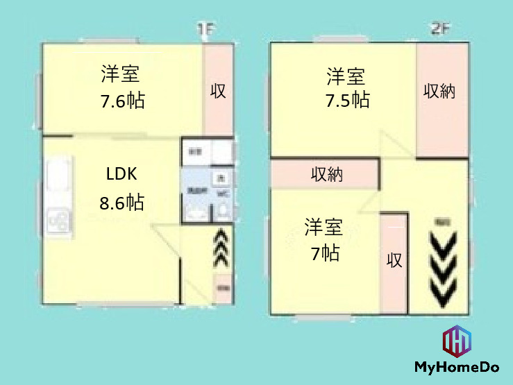 守山区川村町の間取り