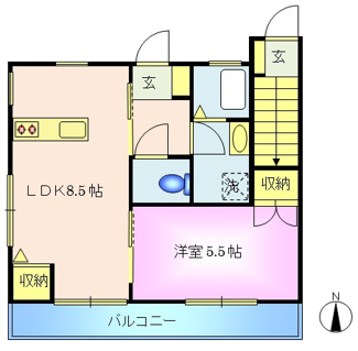 【間取り】 | クレール