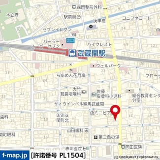 【地図】 | フェニックス武蔵関弐番館