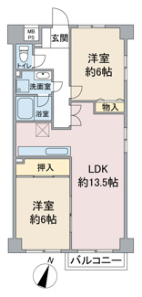 【間取り】 | 吉祥寺北町ハイム