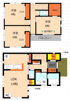 【間取り】 | 大沼町４丁目戸建賃貸住宅