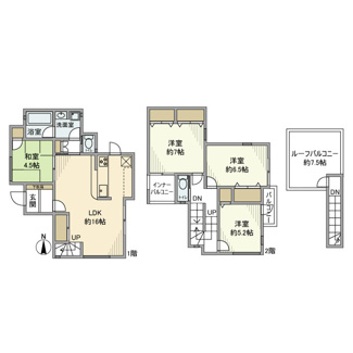 【間取り】 | 北町戸建