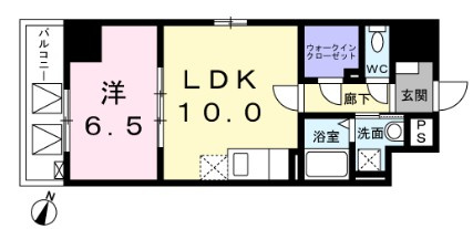 クラッテーロ相模が丘※初期費用分割あと払いサービス利用可能物件の間取り
