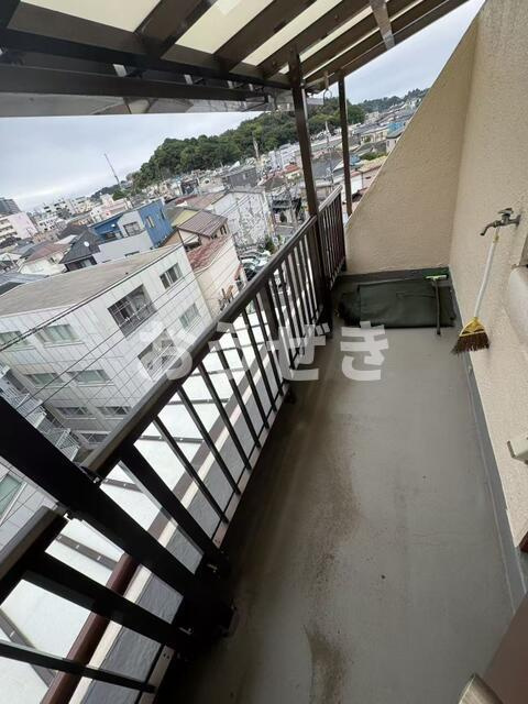 蒔田マンションのバルコニー|前回募集時の写真
