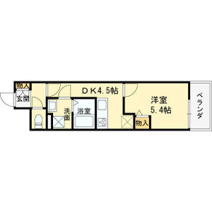 クレアール塚口Ⅰの間取り