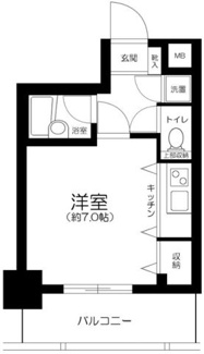 【間取り】 | パレステュディオ日本橋浜町駅前 | 間取りです。