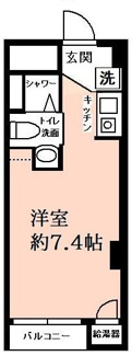 【間取り】 | シャルマン築地明石町 | 間取りです。