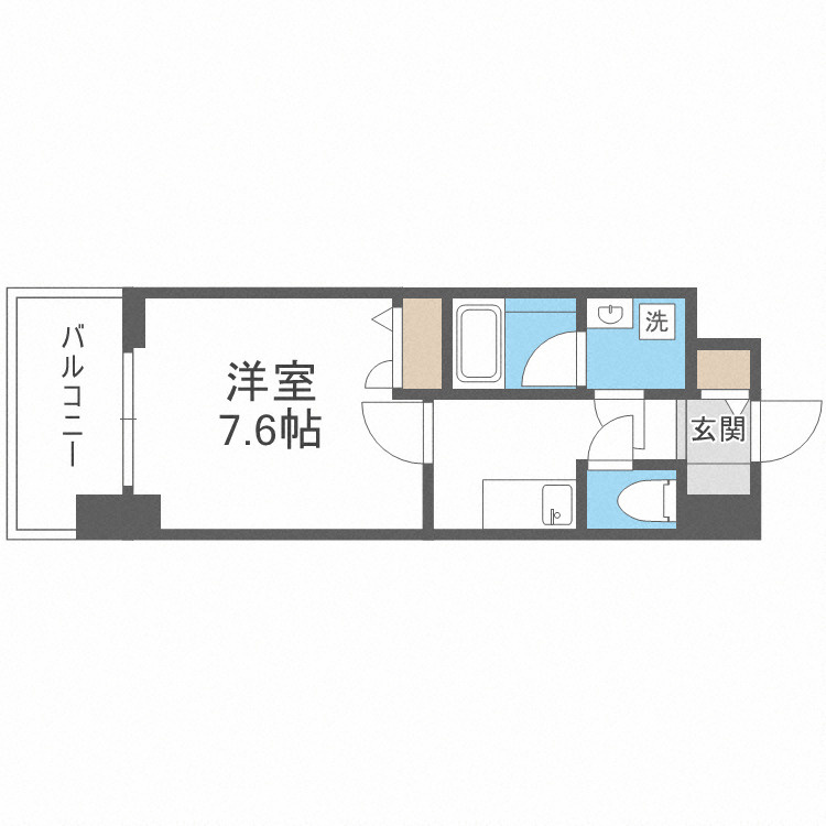 ＬａＤｏｕｃｅｕｒ九条の間取り