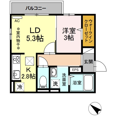 カルミアの間取り