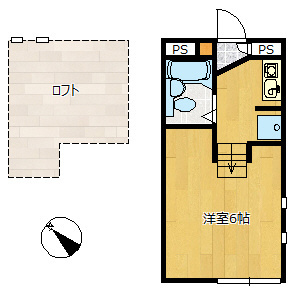 【間取り】 | ジュネパレス門井Ⅱ　A棟