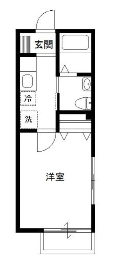 レジデンス本八幡の間取り