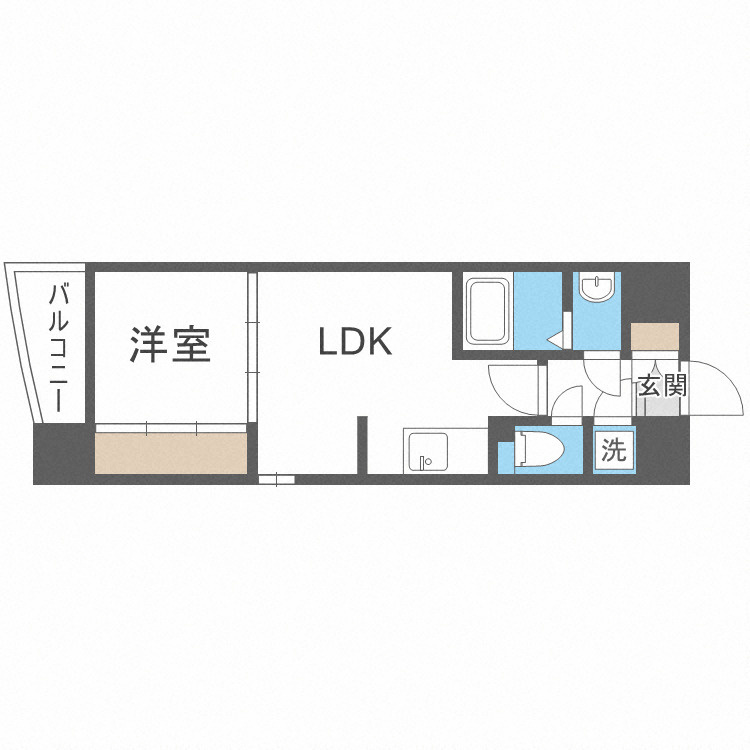 SERENiTE本町エコートの間取り