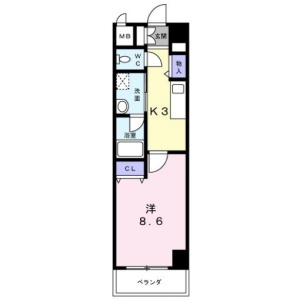 【間取り】 | ニューシティアパートメンツ円上町
